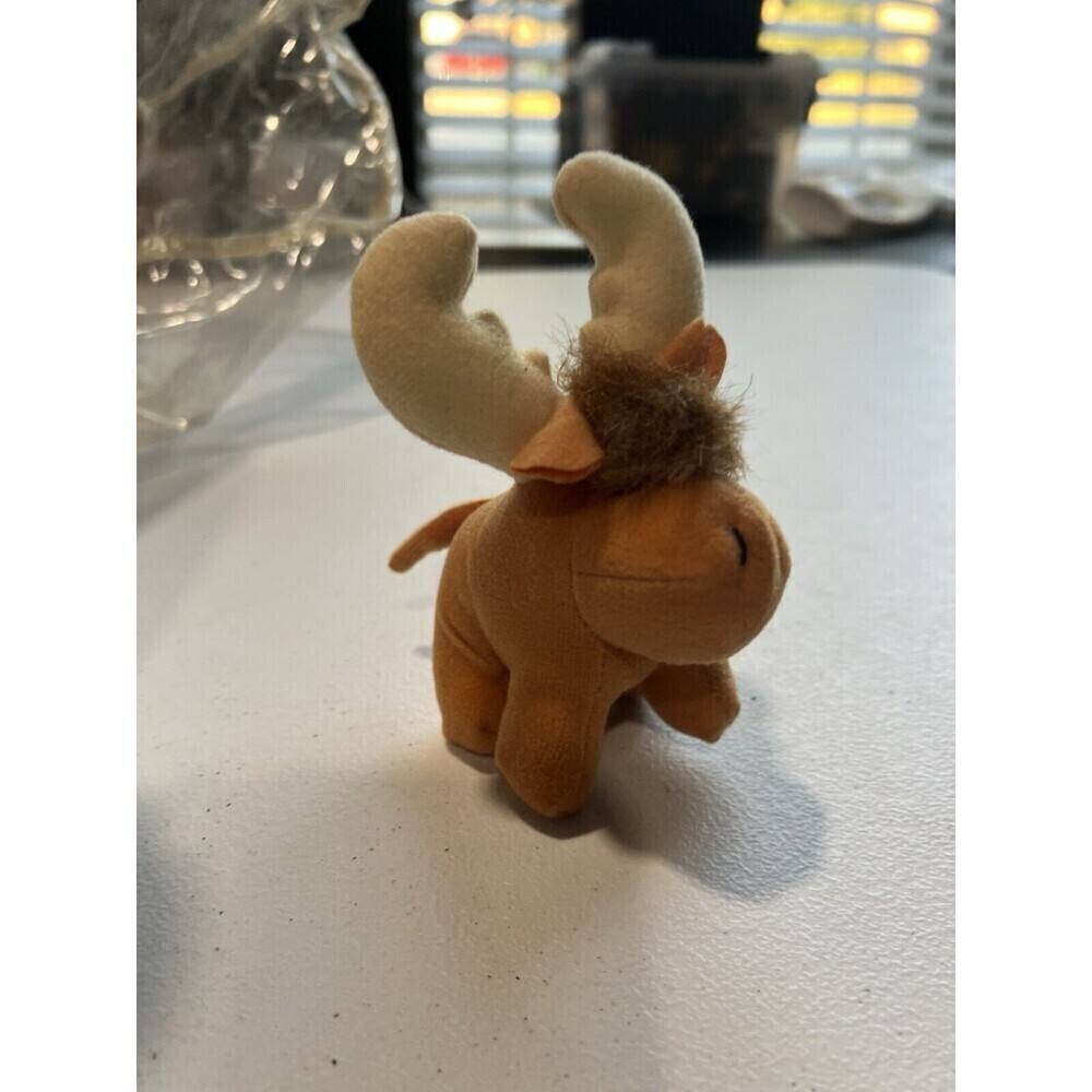 McDonald's Happy Meal Animal Pals Moose Plush Toy Stuffed #4 1997 Vintage